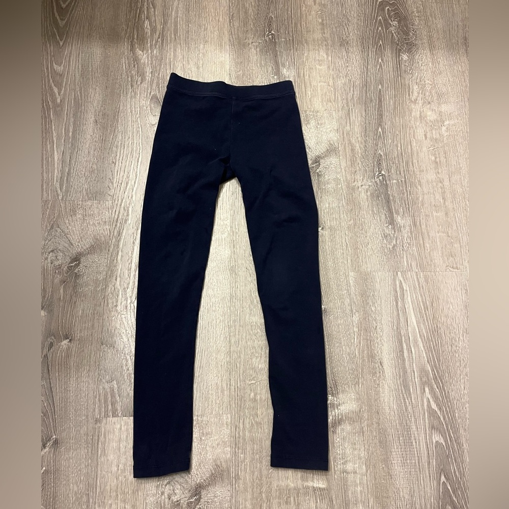 Girl's Crewcuts Full Length Navy Blue Leggings- Size 8- Pre-owned - Picture 1 of 3